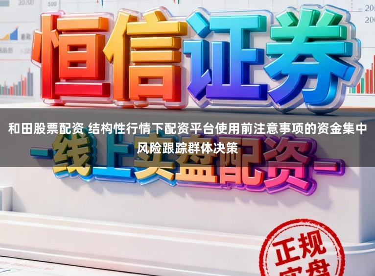 和田股票配资 结构性行情下配资平台使用前注意事项的资金集中风险跟踪群体决策
